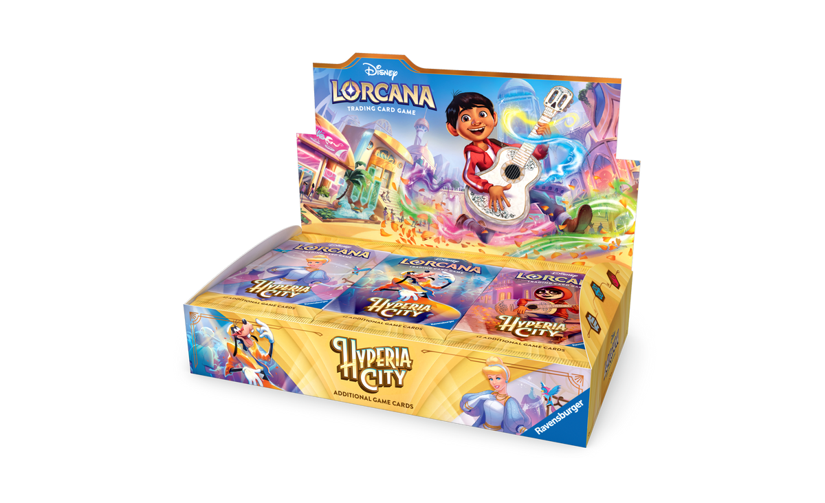 Disney Lorcana Hyperia City sealed booster display box