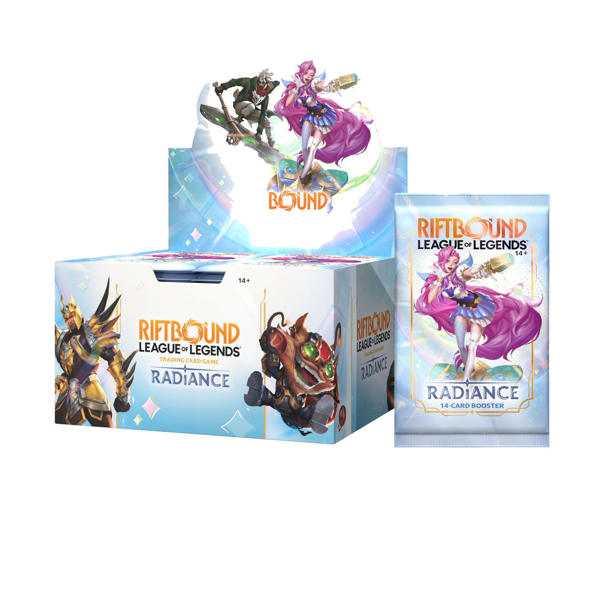 Riftbound Radiance sealed booster display box